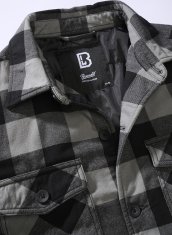 BRANDIT bunda Lumber Jacket Černo-charcoal Velikost: S