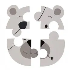 Bo Jungle pěnové puzzle B-Animal Monkey/Bear/Koala