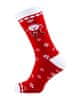 Vánoční ponožky Santa červená vel. 35-38