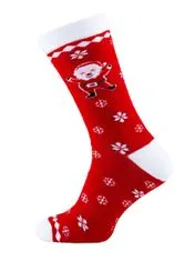Vánoční ponožky Santa červená vel. 35-38