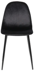 BHM Germany Jídelní židle Napier, samet, černá