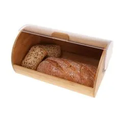 KINGHoff Dřevěno-akrylový chlebník Zásobník na chléb Kh-3216
