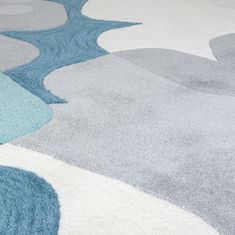 Flair Kusový koberec Zest Retro Floral Blue 120x170
