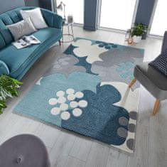 Flair AKCE: 160x230 cm Kusový koberec Zest Retro Floral Blue 160x230