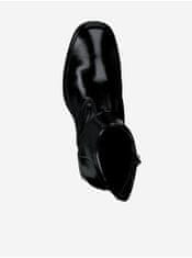 Tamaris Černé kotníkové boty na vysokém podpatku Tamaris 36