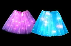 commshop LED svítící sukně - modrá