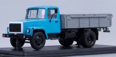 Start Scale Models GAZ-3307, valník (modro-šedá), 1/43