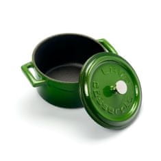 Lava Litinový mini hrnec kulatý 10 cm - zelený