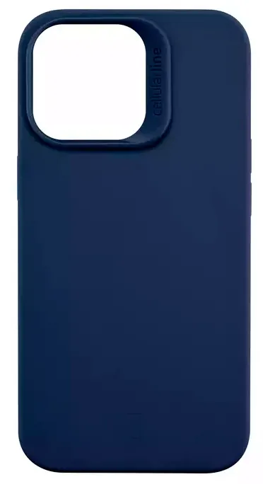 CellularLine Ochranný silikonový kryt Sensation pro Apple iPhone 14 PRO MAX SENSATIONIPH14PROB, modrá