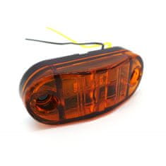 motoLEDy Obrysové světlo 2 LED 12-24V barvy, oranžová