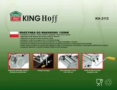 KINGHoff Stroj na pečivo a těstoviny a nudle a ravioli 3 v 1 Kh-3113