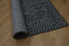 Ayyildiz Kusový koberec Yukon 5761Z Ivory Dark Grey – na ven i na doma 120x170