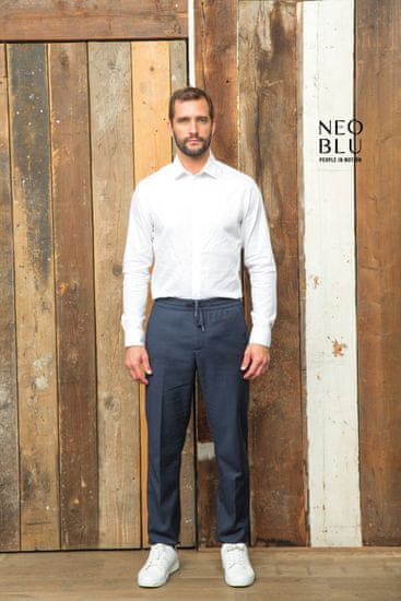 NEOBLU Pánské oblekové kalhoty Germanin Neo Blu, Velikost 38, Barva Černá