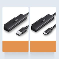 shumee Adaptér HDD SSD 2,5'' SATA III 3.0 na USB - černý