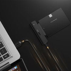 shumee Adaptér HDD SSD 2,5'' SATA III 3.0 na USB - černý