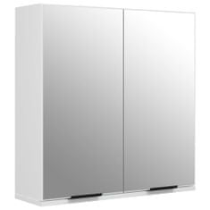 shumee 3dílná sada koupelnových skříněk bílá kompozitní dřevo