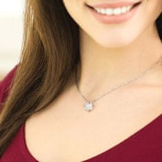 Lovilion Dámsky náhrdelník se zirkoniovými krystaly a kartička se zprávou "Mé dceři", Dárek k Valentýnu, Valentýn 2024, Dárek na Valentýna | SARAH