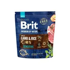 Brit Premium By Nature Sensitive Lamb & Rice granule pro psy s jehněčím masem a rýží 1 kg