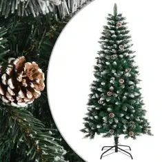 Greatstore Umělý vánoční stromek se stojanem zelený 120 cm PVC