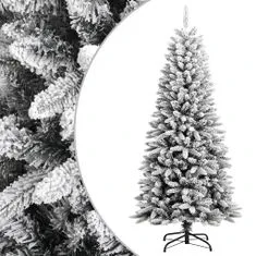 Greatstore Umělý vánoční stromek se sněhem 150 cm PVC a PE