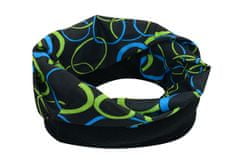 Sulov Sportovní šátek s flísem, modro-zelený