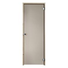 Vihtan Vihtan dveře do sauny Limited celoskleněné bronz 7x19, rám borovice