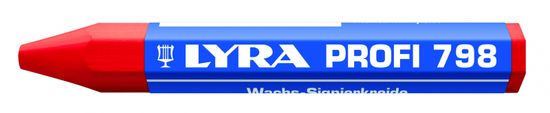 Lyra PROFESIONÁLNÍ LYRA MARKING CHALK 797 ČERVENÁ