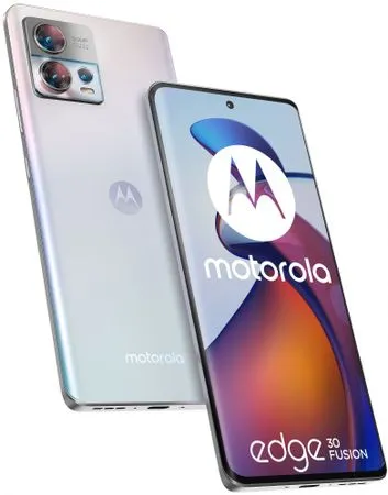 Motorola Edge 30 Fusion, veľký displej, Full HD+, HDR, pOLED displej 144Hz obnovovacia frekvencia 68W rýchlonabíjanie NFC stereoreproduktory Dolby Atmos ultraširokouhlý fotoaparát, makro, mobilná sieť 5G, dlhá výdrž batérie výkonná batéria OLED displej ľahké prevedenie Bluetooth NFC Android 12 Qualcomm Snapdragon 888+ výkonný procesor výkonný telefón