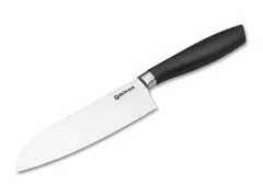 Böker Manufaktur 130830 Core Professional Santoku kuchyňský nůž 16,3 cm, černá, plast
