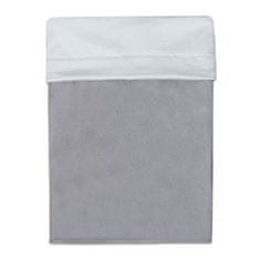 Emitex dětská deka bavlna + microfleece 70x100cm šedá