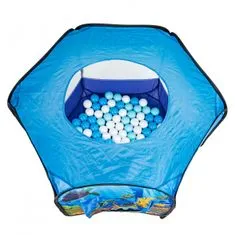 iPlay Suchý bazén + 100 míčků modrý