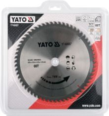 YATO Kotouč na dřevo TCT 235 x 25,4 mm 60z (pro YT-82153)