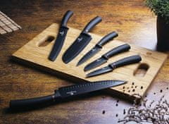 Berlingerhaus Sada nožů s magnetickým stojanem 6 ks Black Rose Collection