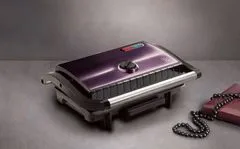 Berlingerhaus Elektrický kontaktní gril s nepřilnavým povrchem Purple Metallic Line
