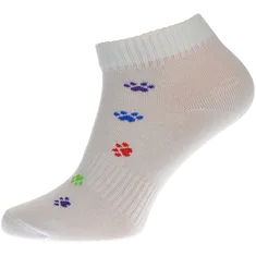 WiTSocks Veselé Ponožky Tlapky barevné nízké, 39-42