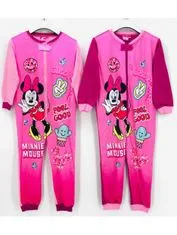 Spin Master Dívčí pyžamo overal Minnie Mouse - sv. růžové
