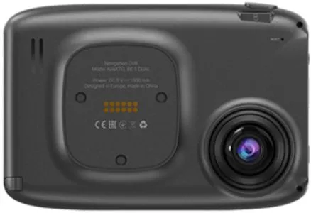 autokamera navitel re 5 dual full hd rozlišení vnitřní hlavní přední kamera dotykový displej navigace výpočet trasy čtečka karet gsensor