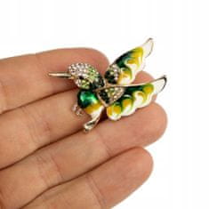 Pinets® Brož zelený kolibřík