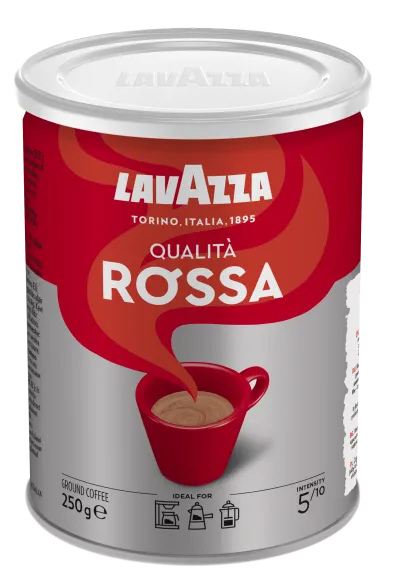 Lavazza Qualita Rossa mletá 250g plechovka