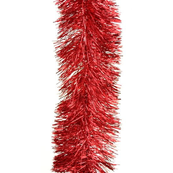 Dommio Vánoční řetěz červený, dlouhý 4,5 m
