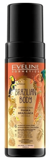 Eveline eveline brazilian body bronzující pěna 6v1 150ml