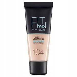 Maybelline  fit me foundation 104 soft ivory 30ml