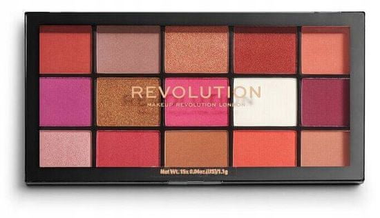 Revolution  makeup red alert paleta 15 stínů
