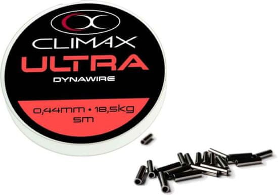 Climax Vázací lanko DYNAWIRE 5m + 20ks crimps 0,55mm 23kg
