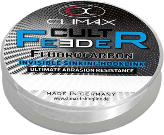 Climax CLIMAX CULT Feeder Fluorocarbon - návazcový 25m 0,18mm / 2,8kg