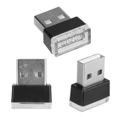 Northix Mini USB lampa s LED - modrá 
