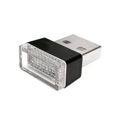 Northix Mini USB lampa s LED - bílá 