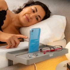 InnovaGoods Police na postel pro mobil a tablet - nastavitelná 