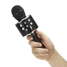 Northix KTV - Bezdrátový mikrofon pro karaoke - Černý 
