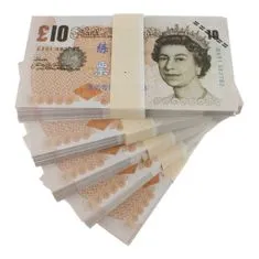 Northix Falešné peníze – 10 liber (100 bankovek) 